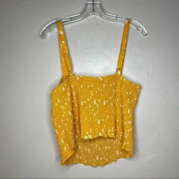 Torrid CHALLIS SMOCKED CROP CAMI Sz 1 - Picture 8 of 8